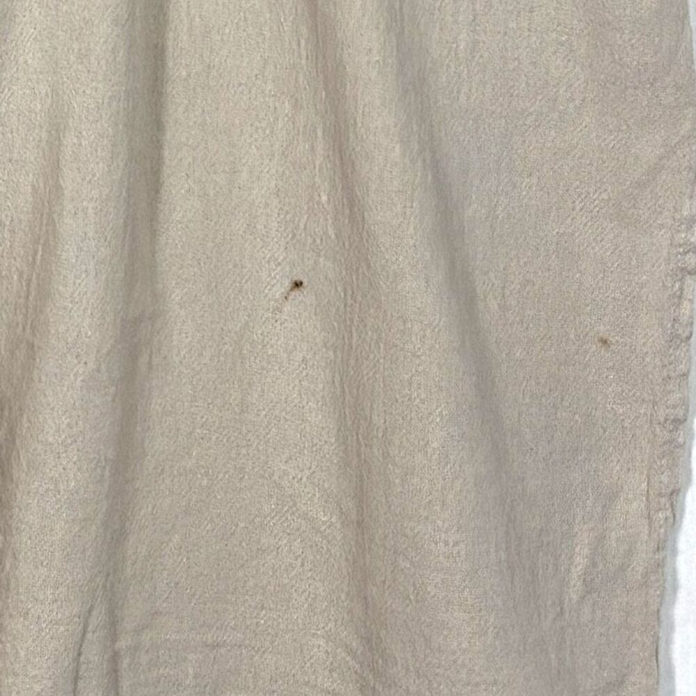 Seaspice Swim Cover Dress Sz XL Beige Button Front Peruvian Cotton Resort Wear‎ - Picture 8 of 8